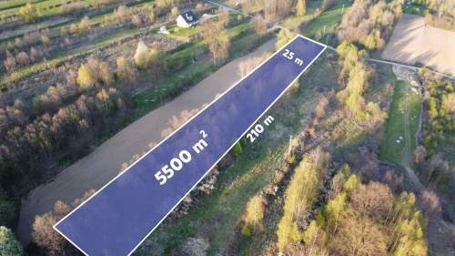 Działka 5500 m PODSTOLICE Gmina Wieliczka