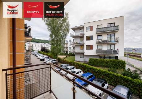 blisko skm, balkon, miejsca postojowe za bramą