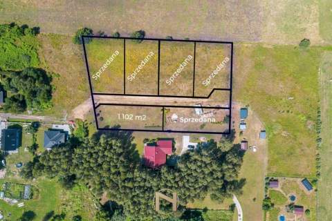 Działka budowlana na sprzedaż, 1102 m2, Deszczno