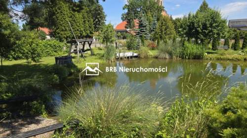 Dom z prywatnym stawem i plażą 2064 m2 Blisko Ciechocinka