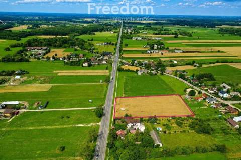 Działka inwestycyjna przy DK92 MPZP A2 3,5 km