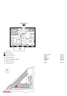 Apartament inwestycyjny 2-pokoje 38.49 m2 Ołtaszyn