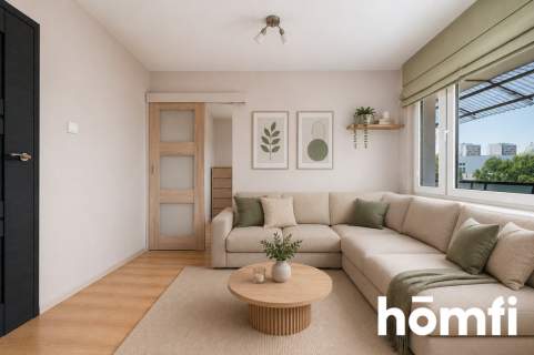 3 pok. mieszkanie, widok na zieleń, duży balkon
