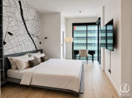 Dwupokojowy apartament - Towarowa Towers