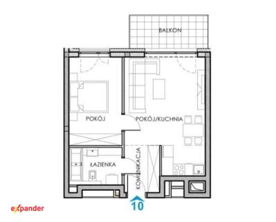 Nowoczesny apartmanet na ulicy Mazowieckiej