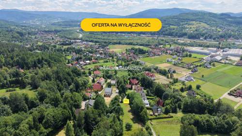 Pcim - Przepiękna widokowa działka budowlana 16 ar