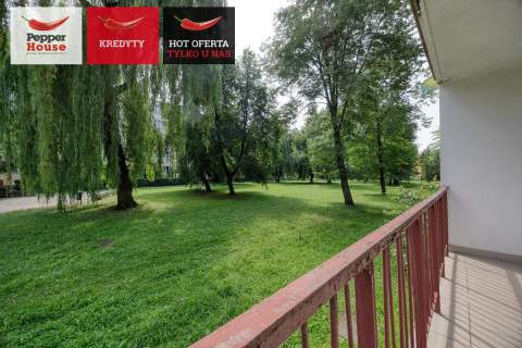 2-pokojowe mieszkanie parter loggia Wyżyny