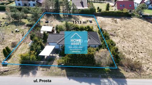 Dom 133m2 BOHO-Azyl w Zbychowie 1513m2 działka