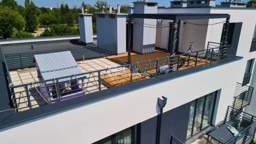 dwupoziomowe mieszkanie z tarasem 60 m parking