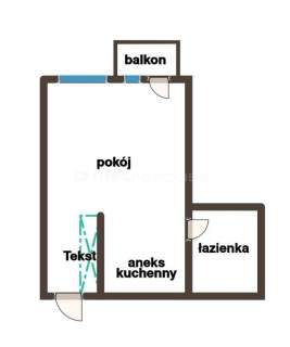 Kawalerka 24 m przy Politechnice do wprowadzenia.