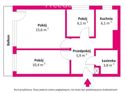 Piła Osiedle Górne, 3-pokojowe