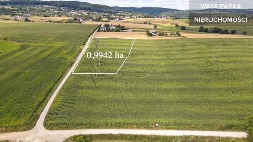 18 km od Krakowa - 0,99 ha mieszkaniowo-usługowa