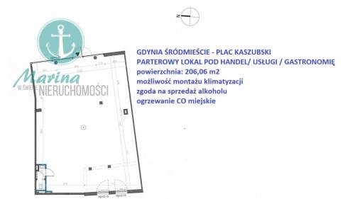 PARTEROWY LOKAL Z DUŻYMI WITRYNAMI GDYNIA CENTRUM