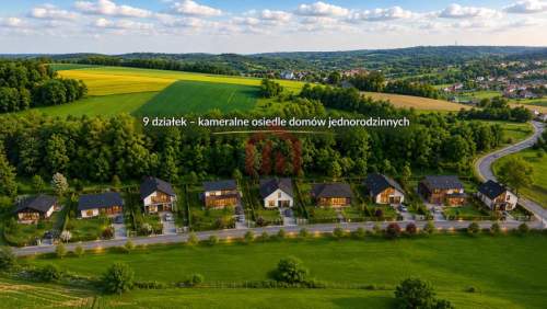 1,3 km od centrum, dobrze skomunikowane działki