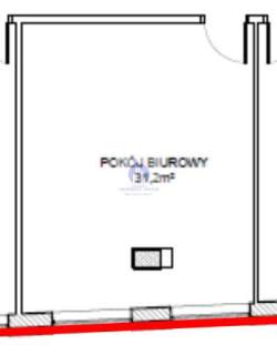 Mokotów lokal biurowy 36,50 m2 do wynajęcia