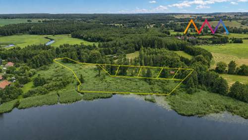 Inwestycja nad jeziorem   glamping, domki 1,66 ha