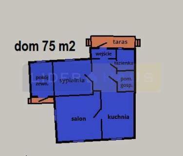 WOLNOSTOJĄCY 75m2 dom
