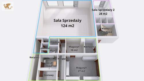 Lokal handlowo-usługowy na wynajem, Piotrowice ul. Andrychowska