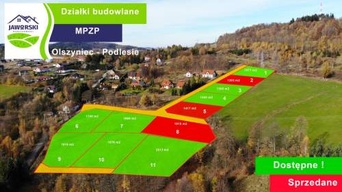 PROMOCJA - Działki - Olszyniec - PODLESIE