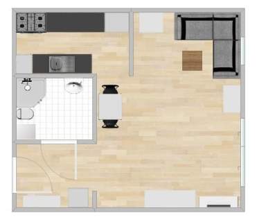 Kawalerka, 29 m2, balkon - Maczka 20