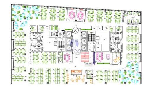 warszawska Wola - lokal biurowy 1502,37 m2 do podnajmj
