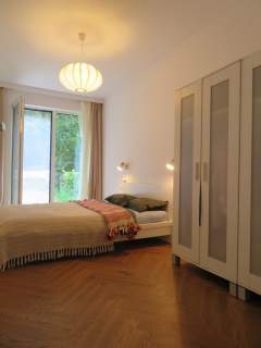Apartament 56m, ogródek 80m, garaż na 2 auta 