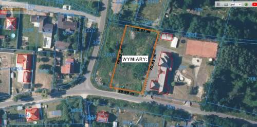 Działka budowlana 3000 m Oleśniczka Długołęka