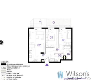 Mieszkanie 66,84 m2 z ogródkiem 40 m2 Ursus