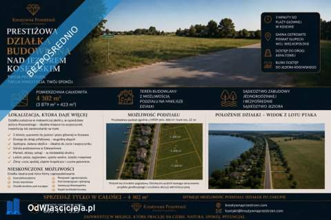 DZIAŁKA BUDOWLANA NAD JEZIOREM POWIDZKIM KOSEWO