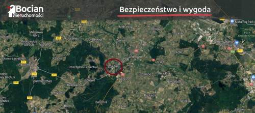 Słoneczna działka pod 2 budynki Borkowo
