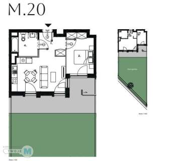 Apartament Premium 2pokoje taras 101m2 NOWE