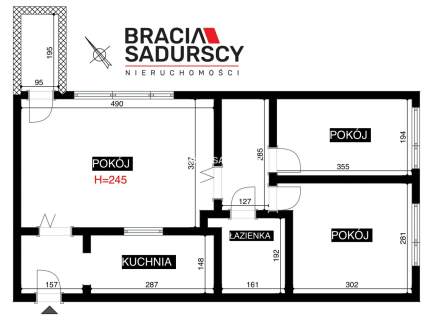 Mieszkanie na sprzedaż, 45,42 m2, Kraków