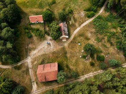 Stara leśniczówka w środku lasu / blisko jeziora
