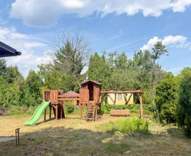 Działka ROD z murowanym domkiem Rybnica - Graniczna