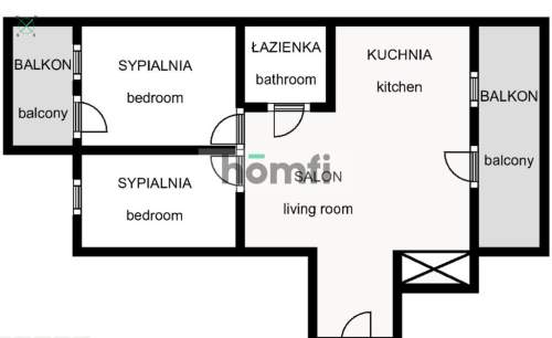 3 pokoje Widok na zieleń Blisko Fabrycznej