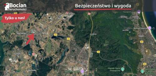 Uzbrojona płaska działka - Chwaszczyno 