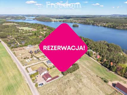 4 domki letniskowe, działka 2133m2, Kaszuby