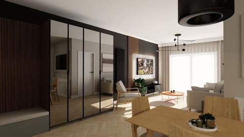 NOWE 48 m 2 pokoje Balkon Winda Projekt