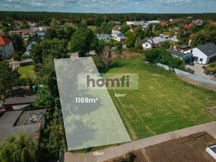 Działka Wrzosy ulica Warzywna 1169 m2