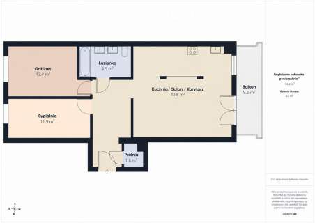 74 m 3 pokoje Duża loggia Holenderska