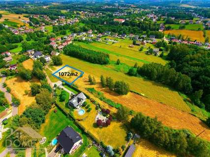 Działka budowlana 1072 m Mszana 5 minut A1
