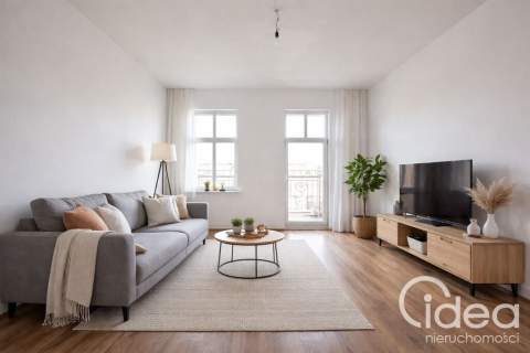 3 duże pokoje w Centrum miasta, balkon