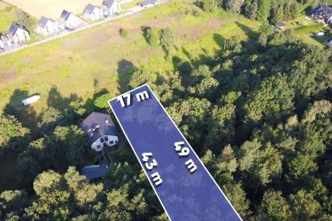 Dzałka BUDOWLANA 775 m2 Czernichów