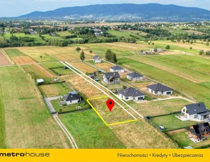Piękna, widokowa, budowlana 900 m2 w Lipowej