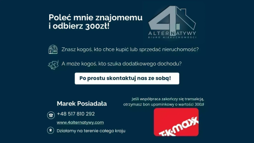 Dom z garażem i gabinetem na parterze