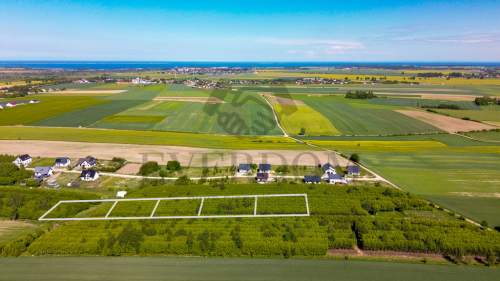 Działka w Darzlubiu 6km od Pucka media WZ 1040 m2