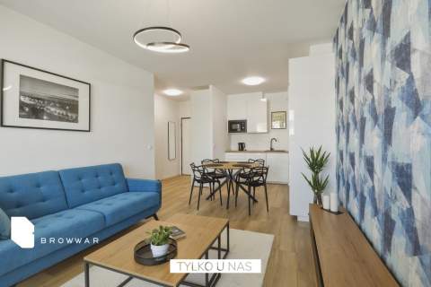 Nowoczesny apartament, 2 pokoje z balkonem