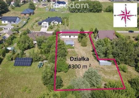 Dom z działką 4300 m blisko Kościelca i Koła