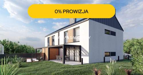 Nowoczesny bliźniak z garażem i działką 7ar