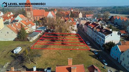 Działki, Pasłęk, starówka